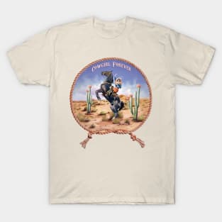 Horse Cowgirl Forever Retro T shirt T-Shirt